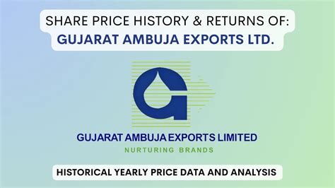 Gujarat Ambuja Exports Share Price